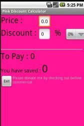 download Discount Calculator in Pink apk